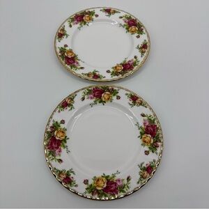 Royal Albert NWT Old Country Roses Salad Plate Set of 2